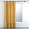 Image de Rideau à  illets "Meliane" 140x280cm Jaune