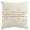 Image de Coussin déhoussable 40 x 40 cm coton fils coupes Golden sunset