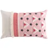 Image de Coussin Déco à Motifs "Esmeralda" 30x50cm Rose