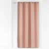 Image de Rideau a oeillets metal 140 x 280 cm polyester uni essentiel Rose Poudre