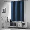 Image de Rideau occultant spécial petites fenêtres 135 x 180 cm occult Navy Douceur d'Intérieur