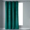 Image de Rideau à  illets "Velvetine" 140x240cm Bleu Pétrole