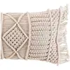 Image de Casativo, Coussin décoratif, Housse de coussin en macramé (30 x 50 cm)