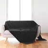 Image de Plaid Flanelle Uni "Arya" 180x220cm Noir