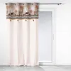 Image de Rideau à  illets "Kenya Lodge" 140x240cm Taupe