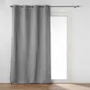 Image de Rideau Occultant Jacquard "Dusky" 140x240cm Anthracite