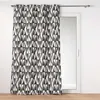Image de Rideau à  illets "Ikaris" 140x260cm Noir & Blanc