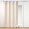 Image de Rideau à  illets Jacquard "Doreline" 140x240cm Beige
