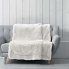 Image de Plaid Imitation Fourrure Uni "Marilou" 180x220cm Naturel