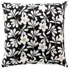Image de Coussin Déco Imprimé "Wilma" 45x45cm Noir