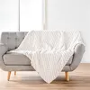 Image de Plaid imitation fourrure/sherpa Frosty 125x150