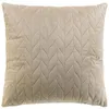 Image de Housse de Coussin en Velours "Daisy" 40x40cm Taupe