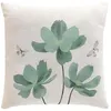 Image de Coussin Déco Imprimé "Palmiflore" 45x45cm Vert