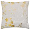 Image de Coussin Déco Imprimé Métallisé "Anassia" 45x45cm Beige