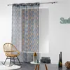 Image de Panneau a oeillets 140 x 240 cm voile imprime transfert palpito Anthracite Douceur d'Intérieur