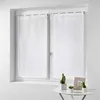 Image de Paire droite passants 2 x 60 x 120 cm effet lin tisse haltona Blanc Douceur d'Intérieur