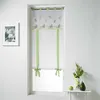 Image de Store droit a passants 60 x 150 cm voile brode anya Vert