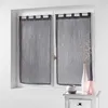 Image de Paire de Voilages "Filiane" 60x160cm Anthracite