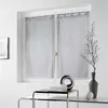 Image de Paire droite passants 2 x 60 x 160 cm voile sable applique damina Gris