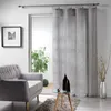 Image de Panneau a anneaux 140 x 240 cm voile tisse milza Anthracite