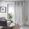 Image de Panneau a anneaux 140 x 240 cm voile tisse milza Gris
