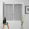 Image de Paire droite anneaux 2 x 60 x 120 cm voile tisse milza Anthracite