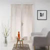 Image de Paire droite passe tringle 2 x 70 x 200 cm voile tisse milza Beige Douceur d'Intérieur