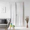 Image de Paire droite passe tringle 2 x 70 x 200 cm voile sable candide Blanc Douceur d'Intérieur