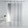 Image de Panneau a oeillets 140 x 240 cm voile sable brode petite fleur Blanc/Blanc Douceur d'Intérieur