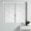 Image de Paire droite passants 2 x 60 x 120 cm voile sable brode petite fleur Blanc/Gris Douceur d'Intérieur