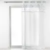 Image de Panneau a oeillets 140 x 240 cm voile sable+top applique metal levi Blanc/argent Douceur d'Intérieur