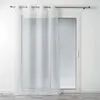 Image de Rideau Voilage à  illets "Poutchi" 140x240cm Blanc