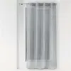 Image de Panneau a oeillets 140 x 240 cm voile imprime metallise domea Gris/argent Douceur d'Intérieur