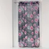Image de Rideau Voilage à  illets "Flower Life" 140x240cm Prune