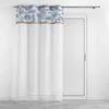 Image de Voilage oeillets 140 x 240 cm voile sablé Amazonia Bleu Douceur d'Intérieur