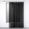 Image de Rideau Voilage à Anneaux "Linka" 140x240cm Noir