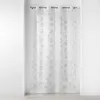 Image de Rideau Voilage à  illets "Hoops" 140x240cm Gris