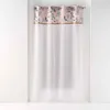 Image de Rideau Voilage à  illets "Alissia" 140x280cm Rose