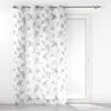 Image de Rideau Voilage à  illets Imprimé "Envolia" 140x240cm Blanc