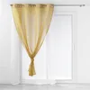 Image de Rideau Voilage à  illets "Duetto" 140x240cm Miel & Blanc