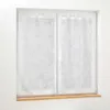 Image de Paire de Voilages "Karla" 60x160cm Blanc
