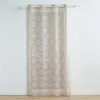 Image de Rideau Voilage à  illets "Levita" 140x240cm Taupe