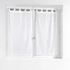 Image de Paire de Voilages Maille "Fanny" 60x160cm Blanc