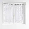 Image de Paire de Voilages Maille "Manon" 60x160cm Blanc