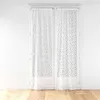 Image de Paire de Voilages Maille "Manon" 70x240cm Blanc
