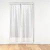 Image de Paire de Voilages Passe-Tringle "Olympia" 70x240cm Gris