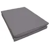 Image de Drap Plat Gris Douceur D'Intérieur 180x290