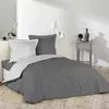 Image de Housse de couette Optic anthracite/blanc 240x220 cm