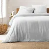 Image de Parure de lit gaze de coton blanc Angelia 260x240