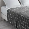 Image de Drap plat en coton "Aristide" - Gris anthracite - 180 x 290 cm
